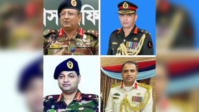 সিজিএস, পিএসও ও ডিজিএফআই প্রধানসহ সেনাবাহিনীর শীর্ষ পদে রদবদল