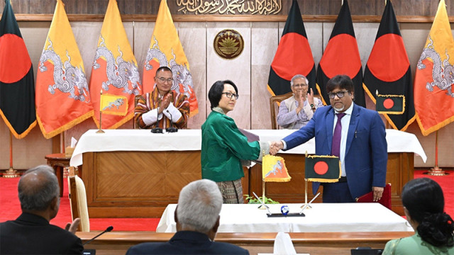 বাংলাদেশ ও ভুটানের মধ্যে দুইটি সমঝোতা স্মারক সই