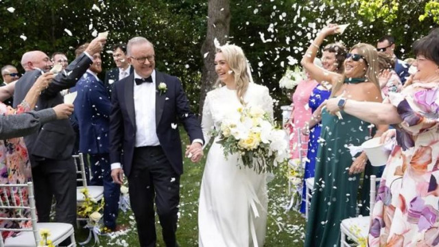 ৬২ বছরে বিয়ে করে রেকর্ড গড়লেন অস্ট্রেলিয়ার প্রধানমন্ত্রী