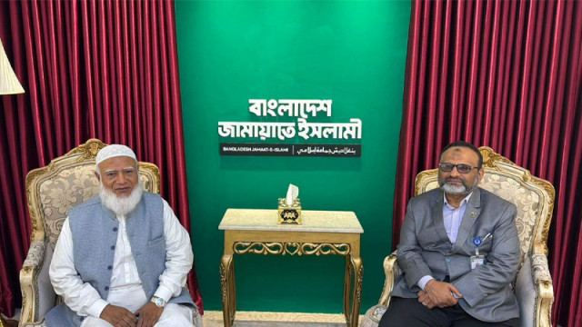 জামায়াত আমিরের সঙ্গে ঢাবি ভিসির সাক্ষাৎ