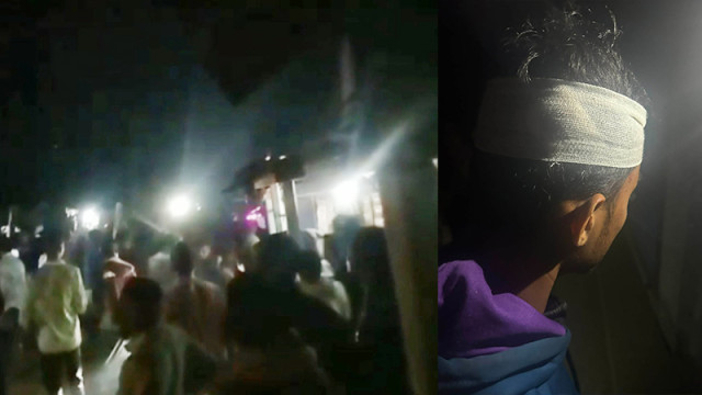 রুমিন ফারহানার উঠান বৈঠকে ধাক্কা লাগা নিয়ে দুপক্ষের সংঘর্ষ