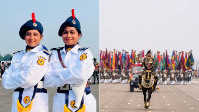 স্বাধীনতা দিবসের কুচকাওয়াজে প্রথমবার ইবি বিএনসিসি নৌ শাখার দুই ক্যাডেট