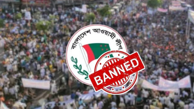 আওয়ামী লীগের সব ধরনের রাজনৈতিক কার্যক্রম নিষিদ্ধ