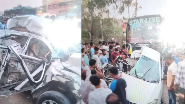 কুমিল্লায় স্টার লাইন বাসের ধাক্কায় একই পরিবারের চারজনসহ নিহত ৫