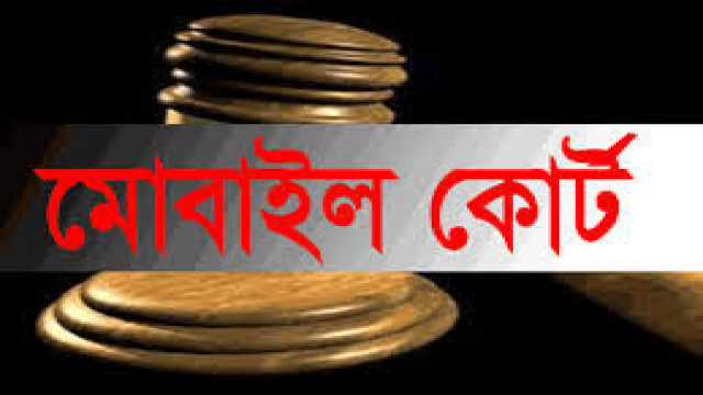 গোদাগাড়ীতে মোবাইল কোর্টের জরিমানা