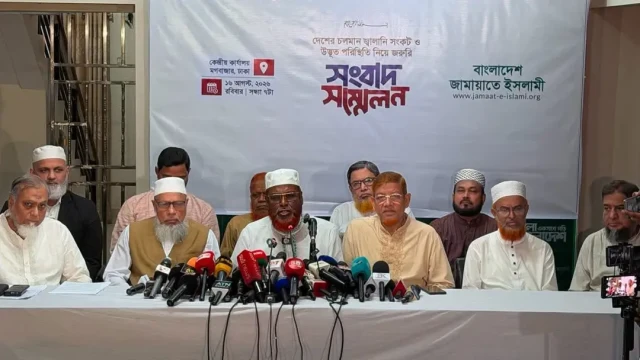 আমরা এই সরকারকে ব্যর্থ দেখতে চাই না : মিয়া গোলাম পরওয়ার