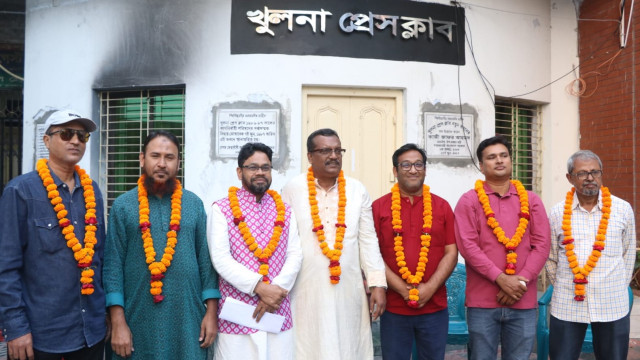 মেট্রোপলিটন সাংবাদিক ইউনিয়ন খুলনার বিজয়ীদের অভিনন্দন মিয়া গোলাম পরওয়ারের