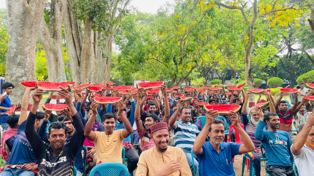 মে দিবস উপলক্ষে ইবিতে বৈষম্যবিরোধী ছাত্র আন্দোলনের ব্যতিক্রমী আয়োজন