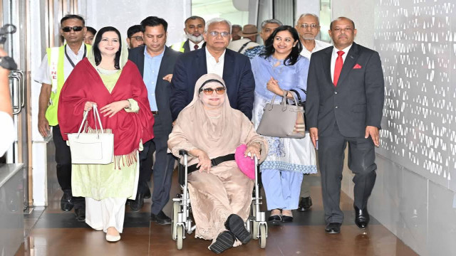 গুলশানের বাসায় পৌঁছেছেন খালেদা জিয়া