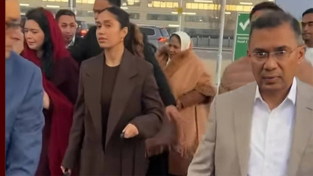 হিথ্রো বিমানবন্দরে তারেক রহমান, মধ্যরাতে ফ্লাইট